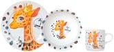 Набор детской посуды LIMITED EDITION Prety Giraffe 3 пред. (суповая тарелка 15см+ тарелка 18см+чашка С389