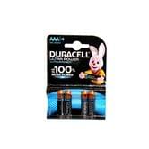 Батарейка Duracell LR03 MN2400 KPD Ultra 4 штуки в упаковке, цена за упаковку 82398634PS
