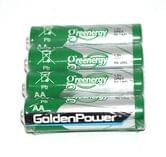 Батарейка GOLDEN POWER Long Life AA Shrink 4 Zinc Carbon, 4 штуки под блистером, цена за упаковку GR6X-SP4