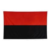 Прапор УПА 90 х 135 см, червоно-чорний, поліестер, тризуб П-6 Т УПА