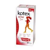 Прокладки ежедневные KOTEX Active Extra Thin deo 60 штук в упаковке 9425410