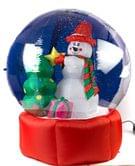 Надувной шар со снеговиком, с подсветкой, уличная, h = 1,5м YL3008Q-150