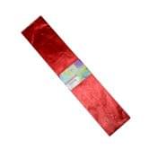 Креп-папір Fantasy металік 50 х 100 см, 20%, колір червоний, ціна за 1 штуку 81-3