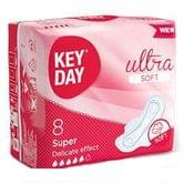 Прокладки KEY DAY Ultra Soft, Super 8шт / уп. yk012