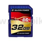 Карта памяти  SiliconPower 32Gb SDHC Class10 SP032GBSDH010V10