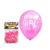 Воздушные шарики TIKI 12"  "It"s a girl" 10 штук в упаковке ТК-53450