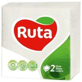 Серветки RUTA-ЛЮКС 2-х шарові 40 штук в упаковці 43977,953,960