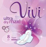 Прокладки Vivi ultra dry maxi 5 крапель 8шт 144.02.004