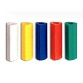 Гумка Faber-Castell 5 штук, кольорова, тригранна, одягається на олівець 185205