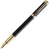 Ручка Waterman Perspective Black GT, перо, чорний лаковий латунний корпус, позолота 11 400