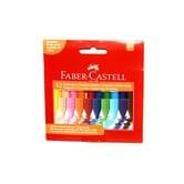 Мел - карандаши восковые Faber-Castell 12 цветов, трехгранный, Crayon Jumbo, картона коробка 122540