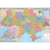 Карта Украины - административное деление М1 : 1 250 000, 110 х 77 см, картон, ламинация