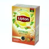 Чай Lipton Citrus чорний листовий 80 г,з цедрою апельсина та лимонною травою