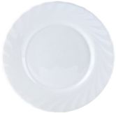 Тарелка LUMINARC TRIANON d = 20см, десертная, стеклянная, белая 52108