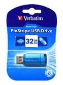 Флеш-пам'ять Verbatim Flash Drive Store'n@Go Pin Stripe 32Gb USB 1707/1803