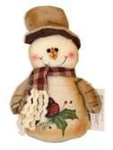 Підвіска-ялинкова прикраса "Сніговик" h=17 см, виріб для новорічних і різдвяних свят NC13780/2