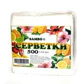 Серветки SAMBO-R столові білі 500 штук