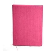 Щоденник недатований По А5,160 аркушів, клітинка, обкладинка баладек Kashmir, рожевий 239 1463