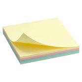 Блок бумаги Axent с клейким слоем 75 х 75 мм, 100 листов, пастельные цвета D3325-01