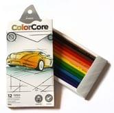 Олівці кольорові Marco ColorCore 12 кольорів, шестигранні + 1 графітний, картонна упаковка 3100-12CB