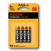 Батарейка KODAK XTRALIFE LR03 MN2400 4 штуки в упаковке, цена за упаковку 30951990
