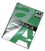 Папір кольоровий Double A А4 80г/м2, 25 аркушів, колір темно зелений 3186