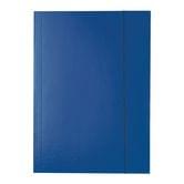 Папка Esselte А4, на резинку, картонная, 210 х 4 х 297 мм, цвет темно-синий 13434