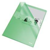 Папка-уголок Esselte Standard A4 PP 115 мкм, цвет зеленый, 220х25х307 мм, 25 штук в упаковке 60835