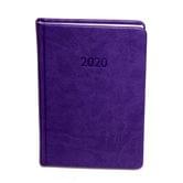 Дневник датированный 2020 По А6 Vivella 176 листов, линия, цвет фиолетовый 242 2060