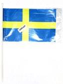 Флаг Швеция 14,5 х 23 см настольный, полиэстер П-3