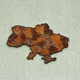 Панно настенное Гранд Презент Карта Украины 55 х 38,5 см, дерево 11