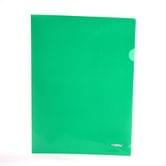 Папка-уголок Norma A4 пластиковая, плотная, цвет зеленый 5024-42
