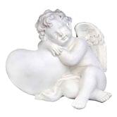 Фигурка Ангелочки с сердечком h=6,5 см 124-0015