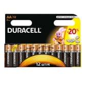 Батарейка Duracell LR6 MN1500 12 штук в упаковці, ціна за упаковку 6615818