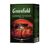 Чай Greenfield Kenyan Sunrise 100 г, черный листовой с насыщенным терпким вкусом