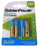 Батарейка GOLDEN POWER Power Plus AAA BLI 4 Alkaline, 4шт. под блистером, с европодвесом GLR03ABC4