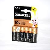 Батарейка DURACELL LR6 MN1500 4 + 2  штуки в упаковке, цена за упаковку 347994