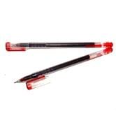 Ручка гелева Hiper Speed Gel 0,5 мм, прозора, 3 км, колір червоний HG-911