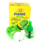 Электрофумигатор  PICNIC Familly универсальная защита от комаров + жидкость 45ночей