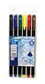 Набір 6 гелевих кольорових ручок CENTRUM Fineliner 0,7 мм в упаковці ПВХ 87500