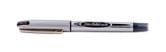 Ручка роллер Zebra Zeb DX5 корпус серебрянный, 0,5 мм, цвет стержня черный 5412, EX-JB4
