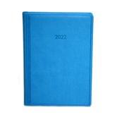 Ежедневник датированный 2022 По А5 176 листов, линия, обложка Vivella, голубой 240 2051