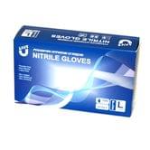 Перчатки нитриловые Save L.  синие, 100 штук в упаковке 110-1272
