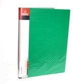 Папка з файлами А4 Norma, 40 файлів, PP, колір зелений 5028-04N