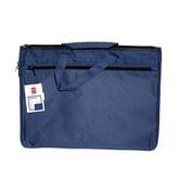 Портфель-сумка Deli з тканини, 2 відділення з розширенням, колір синій, 2 ручки, 390 х 300 мм EB55132