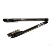 Ручка гелевая Hiper Ace Gel 0,6 мм, прозрачная, резиновая вставка, цвет черный HG-125