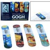 Закладки для книг магнітні Carmani Ван Гог 4 штуки в упаковці 2 х 5,5 см 013-4120