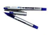 Ручка ролер Zebra Zeb AX5 срібний корпус, 0,5 мм, колір синій 5413, EX-JB6