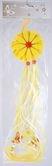 Пасхальна прикраса: підвіска з жовтим декором, h=50 см, 2 штуки у пакеті на європідвісі SHY-F4033Y