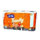 Рушники паперові Grite Family 4 рулони 2 шарові